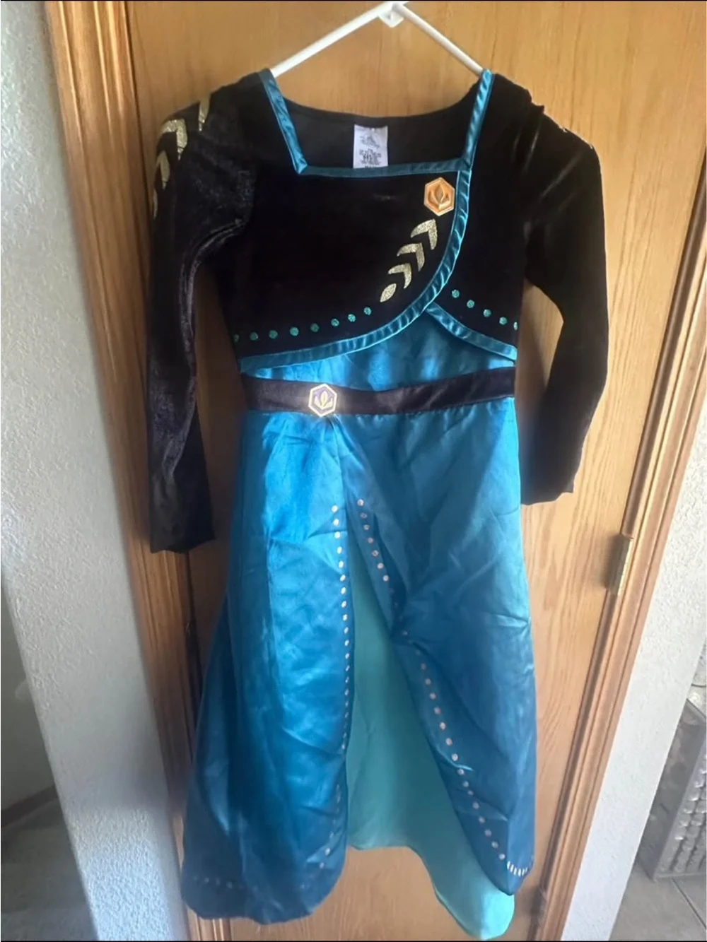 American Girl Disney Frozen Anna Outfit Costume - Dress fit, Halloween size 7/8